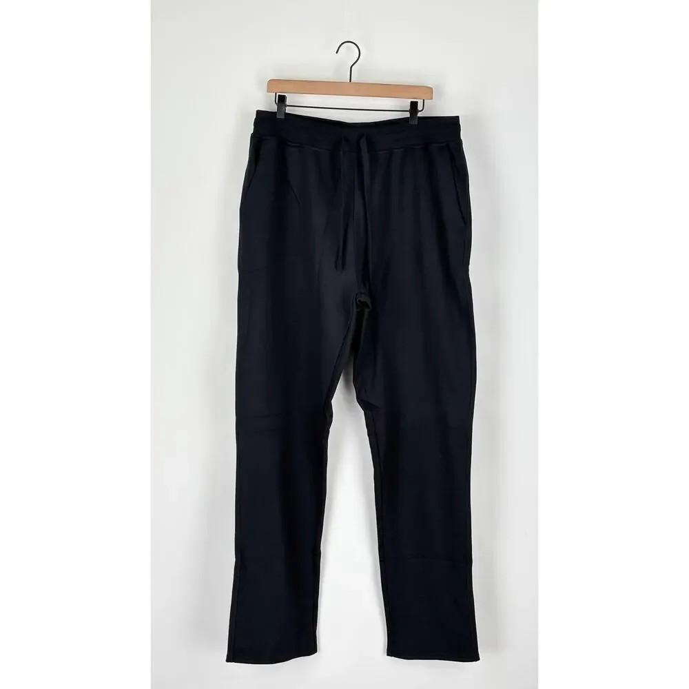 American Tall Wearever 2.0 Fleece Straight Leg Sweatpants Black Mens Medium XT